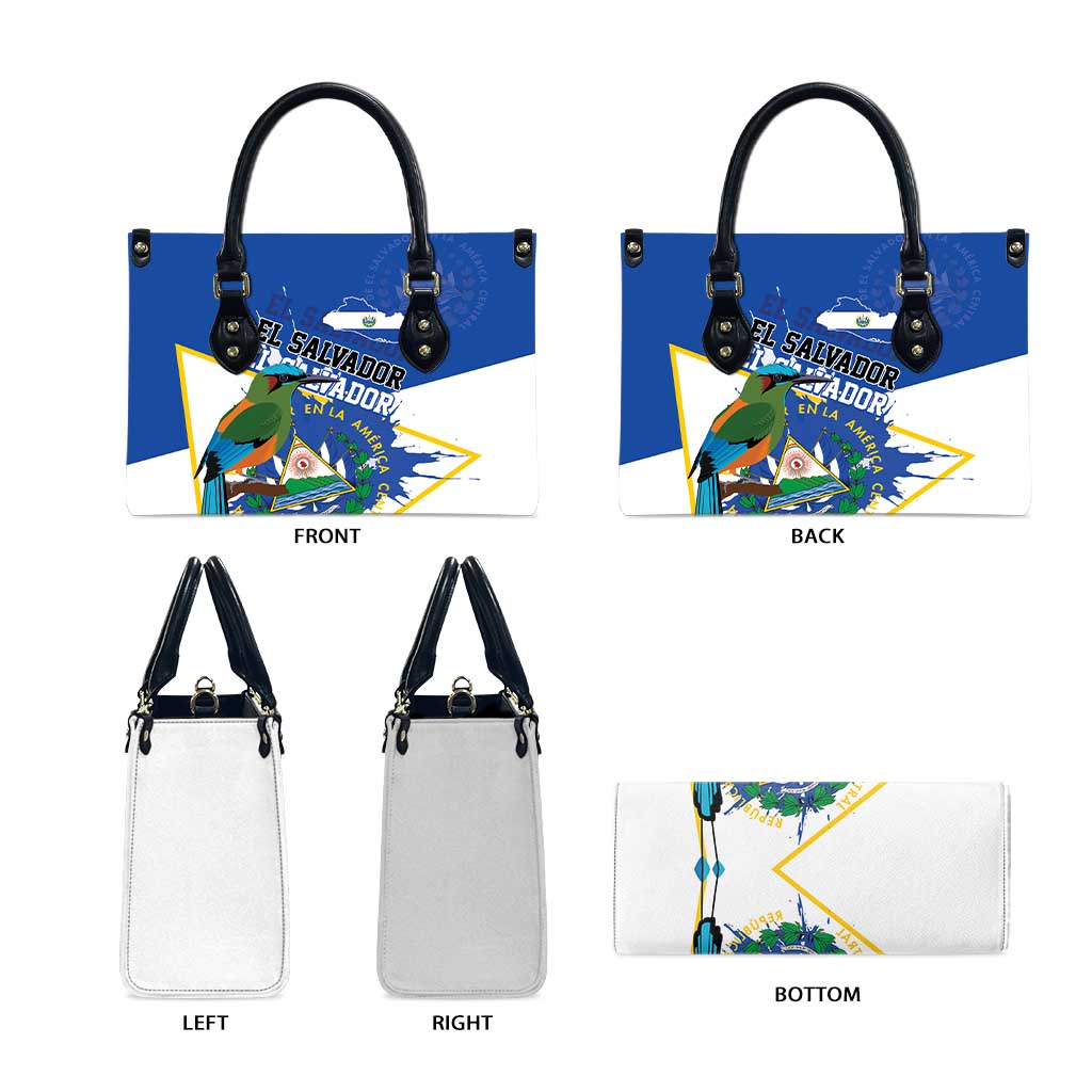 El Salvador Independence Day 1821 Leather Bag - Wonder Print Shop