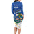 El Salvador Independence Day 1821 Long Sleeve Bodycon Dress - Wonder Print Shop