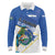 El Salvador Independence Day 1821 Long Sleeve Polo Shirt - Wonder Print Shop