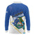El Salvador Independence Day 1821 Long Sleeve Polo Shirt - Wonder Print Shop