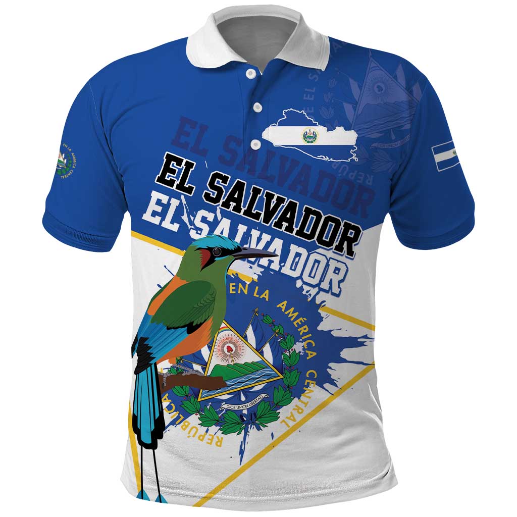 El Salvador Independence Day 1821 Polo Shirt - Wonder Print Shop