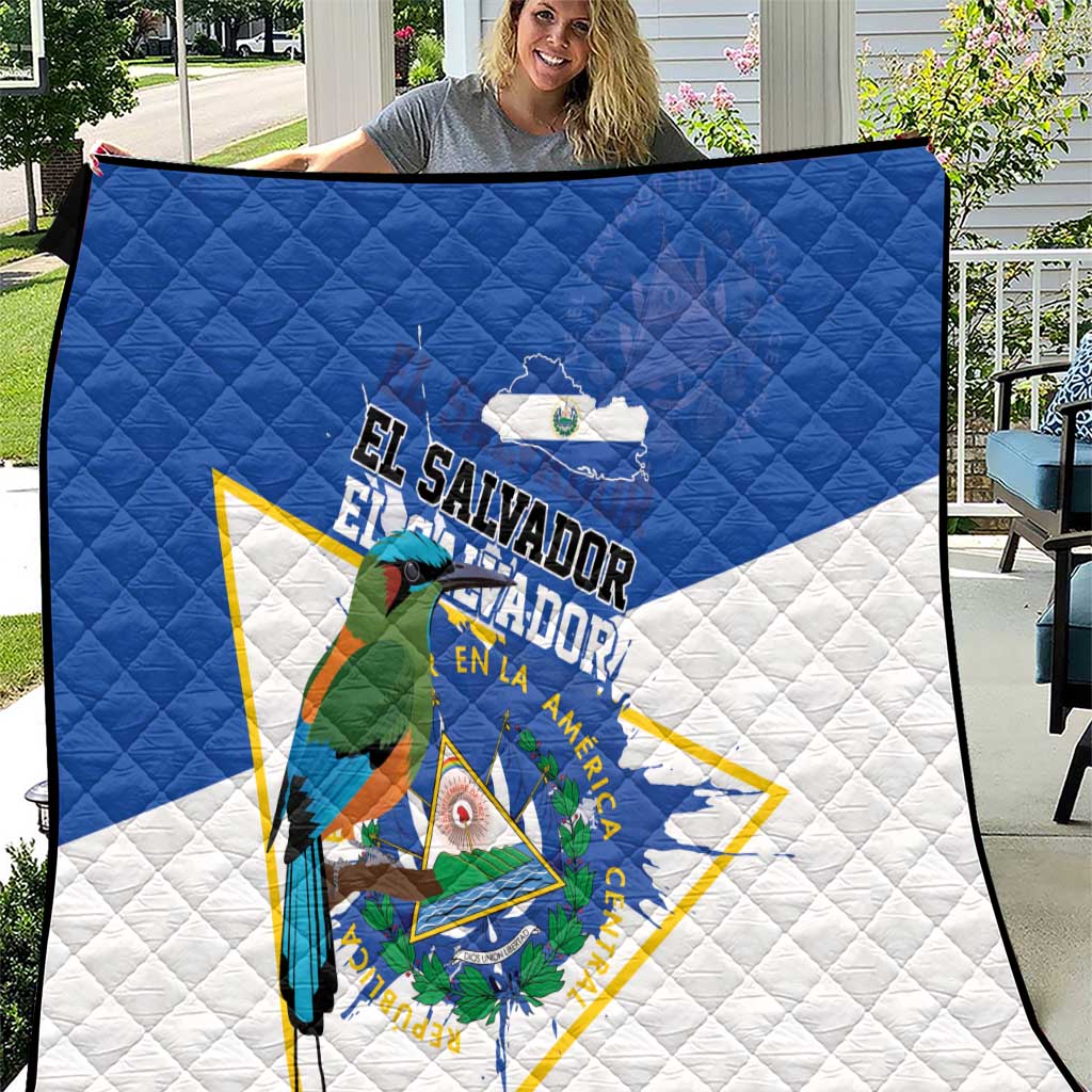 El Salvador Independence Day 1821 Quilt - Wonder Print Shop