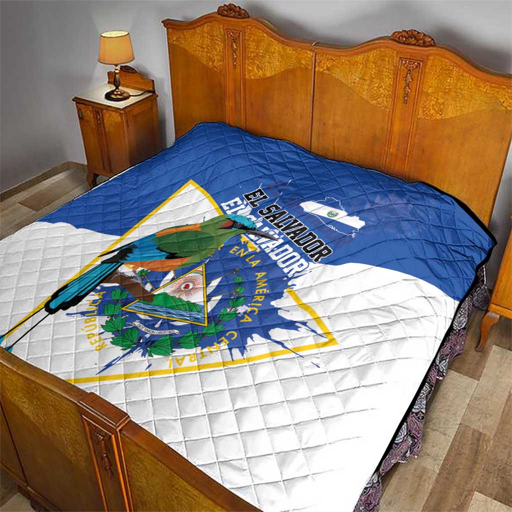El Salvador Independence Day 1821 Quilt - Wonder Print Shop