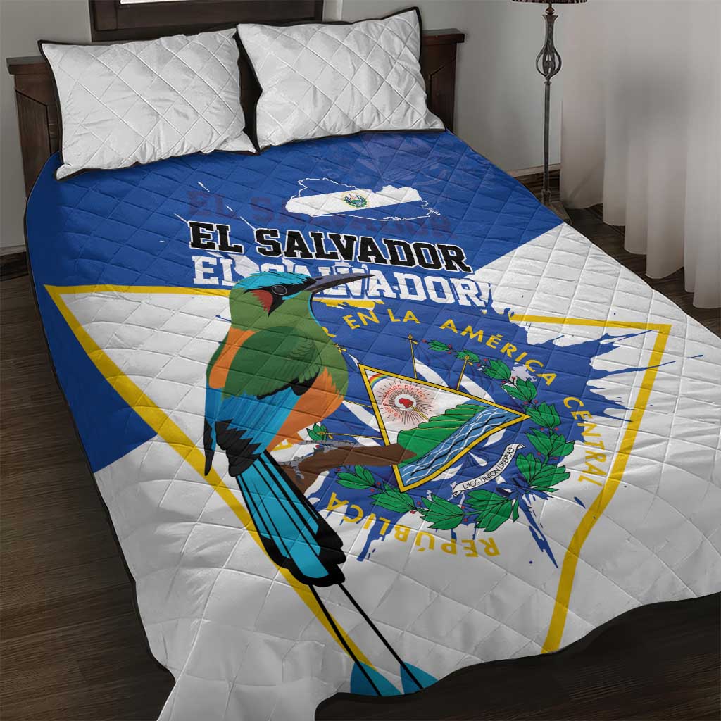 El Salvador Independence Day 1821 Quilt Bed Set - Wonder Print Shop