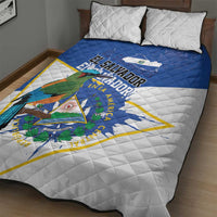El Salvador Independence Day 1821 Quilt Bed Set - Wonder Print Shop