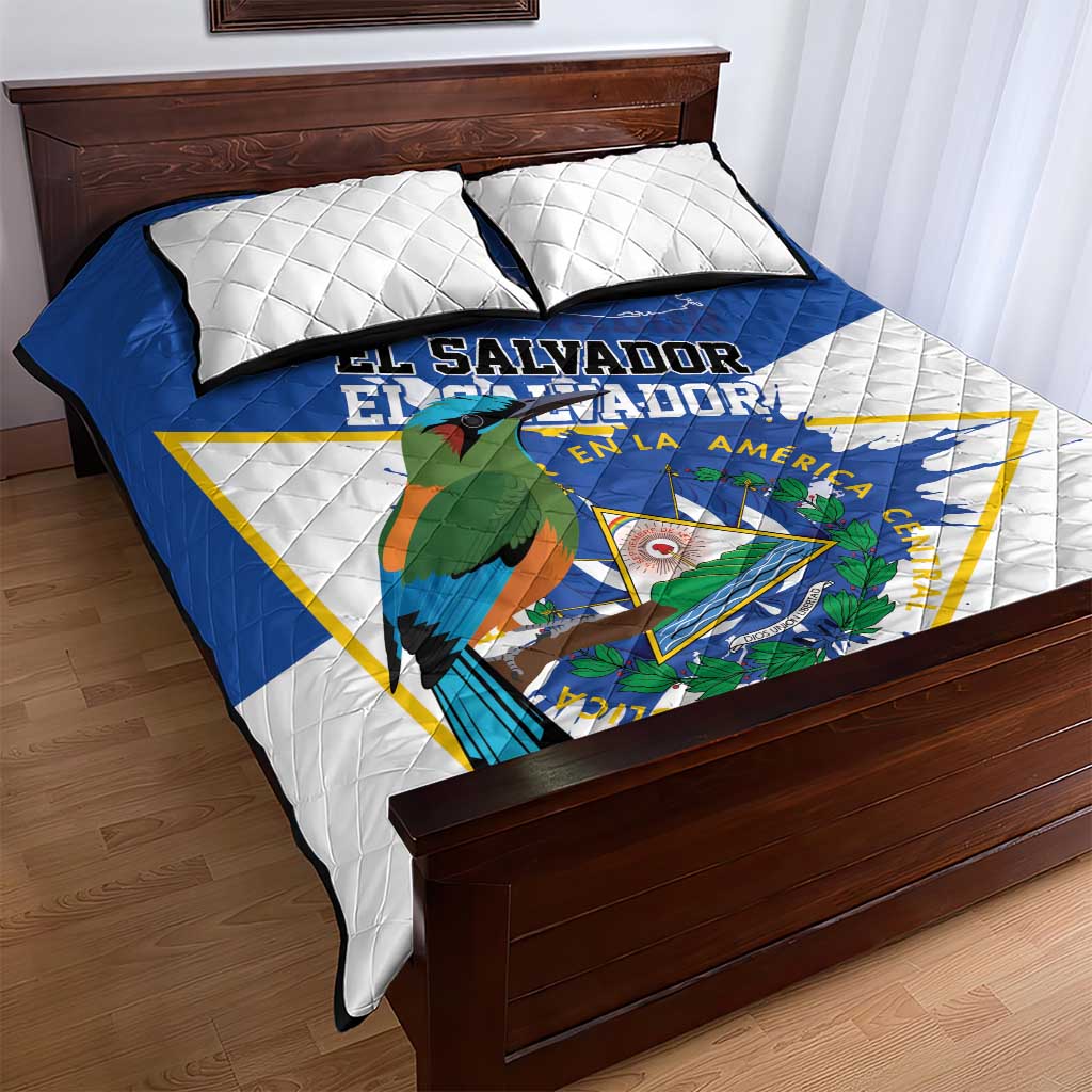 El Salvador Independence Day 1821 Quilt Bed Set - Wonder Print Shop