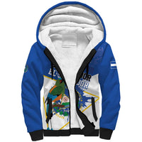 El Salvador Independence Day 1821 Sherpa Hoodie - Wonder Print Shop