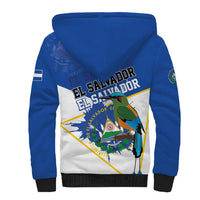 El Salvador Independence Day 1821 Sherpa Hoodie - Wonder Print Shop