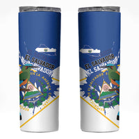 El Salvador Independence Day 1821 Skinny Tumbler - Wonder Print Shop
