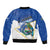 El Salvador Independence Day 1821 Sleeve Zip Bomber Jacket - Wonder Print Shop