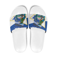 El Salvador Independence Day 1821 Slide Sandals - Wonder Print Shop