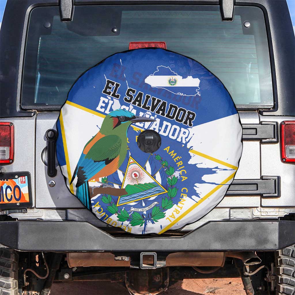 El Salvador Independence Day 1821 Spare Tire Cover - Wonder Print Shop
