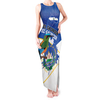 El Salvador Independence Day 1821 Tank Maxi Dress - Wonder Print Shop