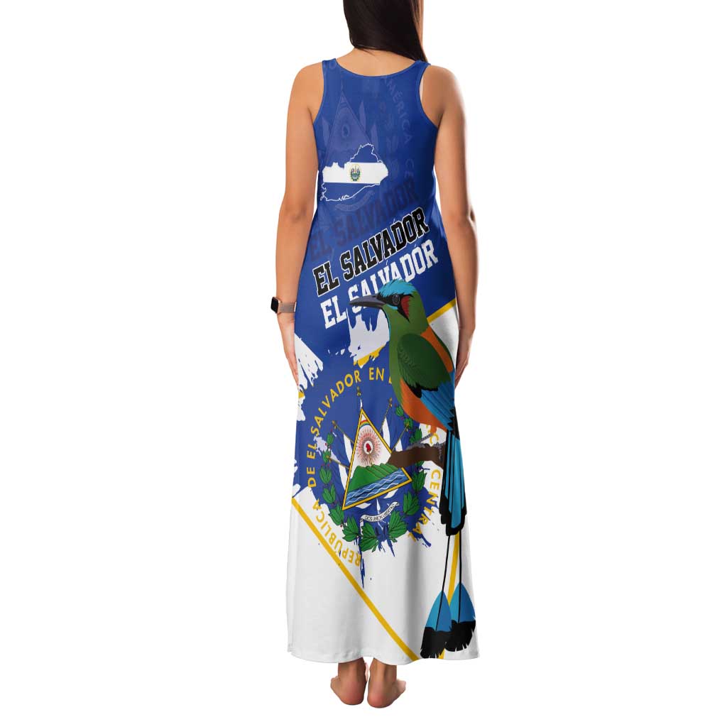 El Salvador Independence Day 1821 Tank Maxi Dress - Wonder Print Shop