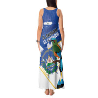 El Salvador Independence Day 1821 Tank Maxi Dress - Wonder Print Shop