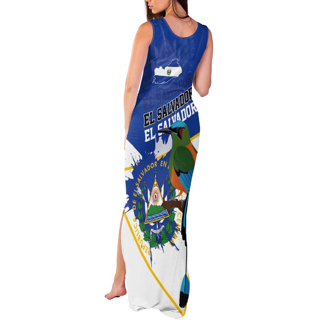 El Salvador Independence Day 1821 Tank Maxi Dress - Wonder Print Shop