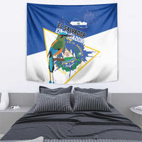 El Salvador Independence Day 1821 Tapestry - Wonder Print Shop