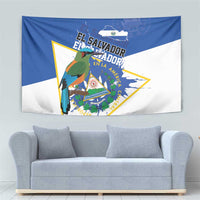 El Salvador Independence Day 1821 Tapestry - Wonder Print Shop