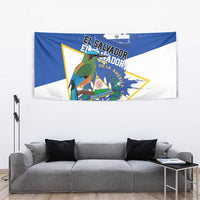 El Salvador Independence Day 1821 Tapestry - Wonder Print Shop
