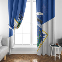 El Salvador Independence Day 1821 Window Curtain - Wonder Print Shop