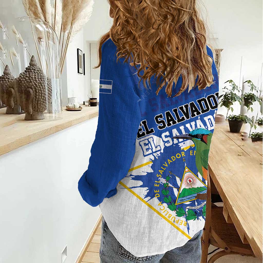 El Salvador Independence Day 1821 Women Casual Shirt - Wonder Print Shop