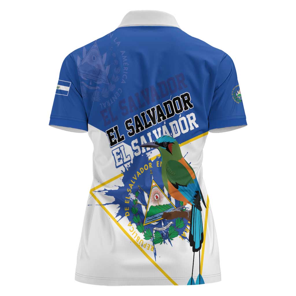El Salvador Independence Day 1821 Women Polo Shirt - Wonder Print Shop