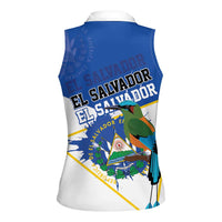 El Salvador Independence Day 1821 Women Sleeveless Polo Shirt - Wonder Print Shop