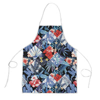 Hawaii Tropicana Blue Pattern Apron - Wonder Print Shop