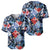 Hawaii Tropicana Blue Pattern Baseball Jersey - Wonder Print Shop