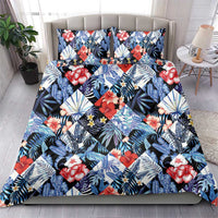 Hawaii Tropicana Blue Pattern Bedding Set - Wonder Print Shop
