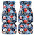 Hawaii Tropicana Blue Pattern Car Mats - Wonder Print Shop