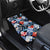 Hawaii Tropicana Blue Pattern Car Mats - Wonder Print Shop