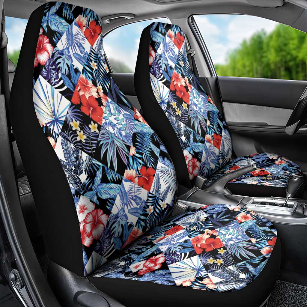 Hawaii Tropicana Blue Pattern Car Seat Cover - Wonder Print Shop