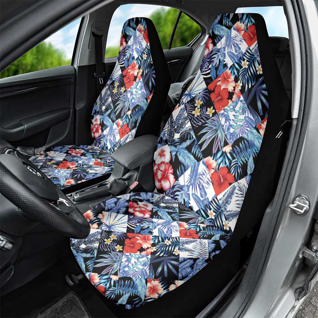 Hawaii Tropicana Blue Pattern Car Seat Cover - Wonder Print Shop