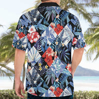 Hawaii Tropicana Blue Pattern Hawaiian Shirt - Wonder Print Shop