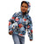 Hawaii Tropicana Blue Pattern Kid Hoodie - Wonder Print Shop