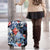 Hawaii Tropicana Blue Pattern Luggage Cover - Wonder Print Shop