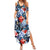 Hawaii Tropicana Blue Pattern Summer Maxi Dress - Wonder Print Shop