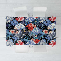 Hawaii Tropicana Blue Pattern Tablecloth - Wonder Print Shop