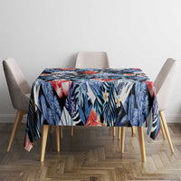 Hawaii Tropicana Blue Pattern Tablecloth - Wonder Print Shop