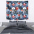 Hawaii Tropicana Blue Pattern Tapestry - Wonder Print Shop