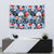 Hawaii Tropicana Blue Pattern Tapestry - Wonder Print Shop
