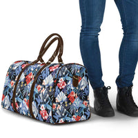 Hawaii Tropicana Blue Pattern Travel Bag - Wonder Print Shop