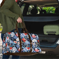 Hawaii Tropicana Blue Pattern Travel Bag - Wonder Print Shop