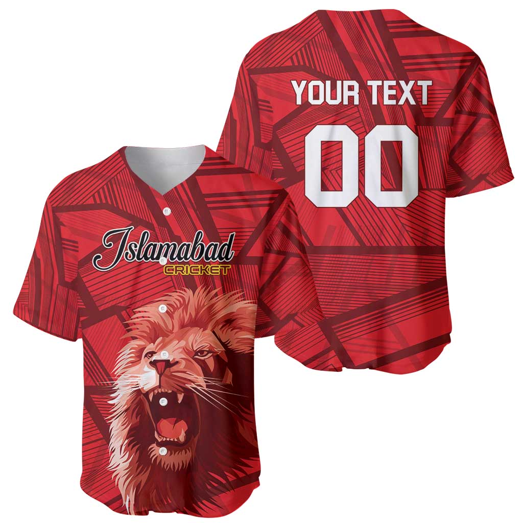 Custom Islamabad Cricket Baseball Jersey United We Win - Wonder Print Shop