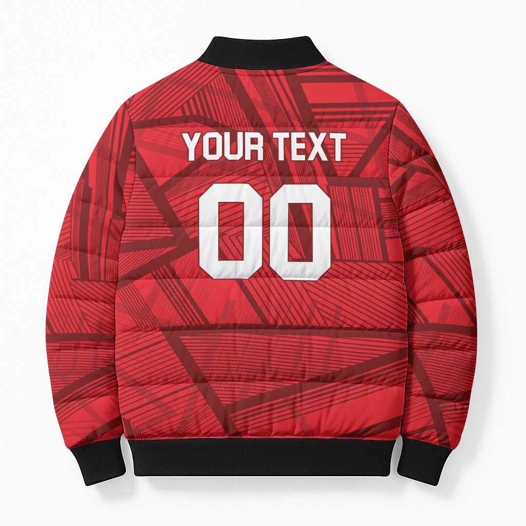 Custom Islamabad Cricket Bomber Puffer Jacket United We Win - Wonder Print Shop