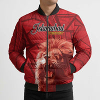 Custom Islamabad Cricket Bomber Puffer Jacket United We Win - Wonder Print Shop