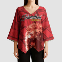 Custom Islamabad Cricket Kimono Sleeve Blouse United We Win - Wonder Print Shop