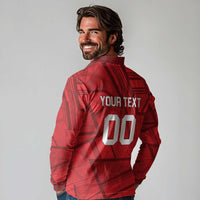 Custom Islamabad Cricket Long Sleeve Polo Shirt United We Win - Wonder Print Shop