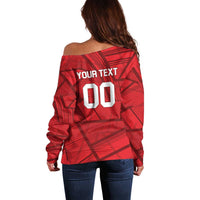 Custom Islamabad Cricket Off Shoulder Sweater United We Win - Wonder Print Shop